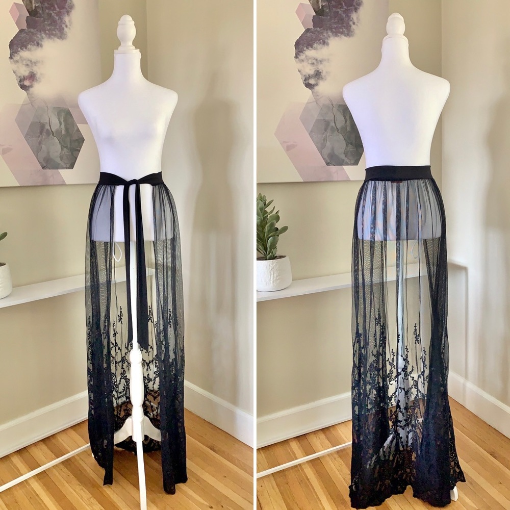 Sheer Coverup/Skirt